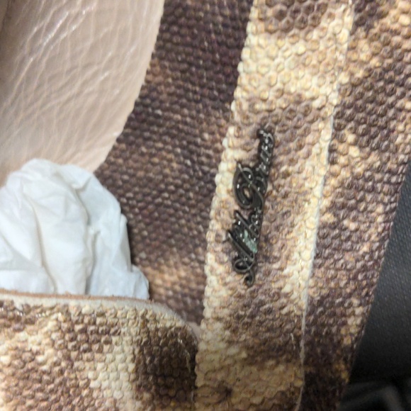 Aldo Brué Women's Leather Snakeskin Print Flats - Picture 6 of 8